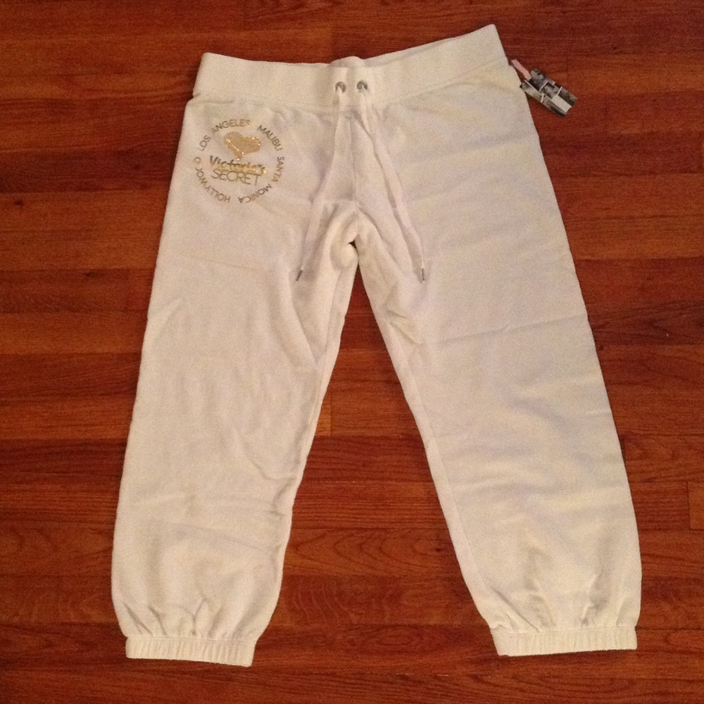 VS Victoria's Secret Supermodel Essential Short Sweat Pant Capri California M